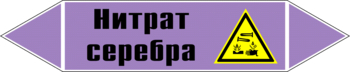Маркировка трубопровода "нитрат серебра" (a04, пленка, 716х148 мм)" - Маркировка трубопроводов - Маркировки трубопроводов "ЩЕЛОЧЬ" - Магазин охраны труда ohranatruda-shop.ru