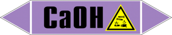 Маркировка трубопровода "ca(oh)" (a06, пленка, 507х105 мм)" - Маркировка трубопроводов - Маркировки трубопроводов "ЩЕЛОЧЬ" - Магазин охраны труда ohranatruda-shop.ru