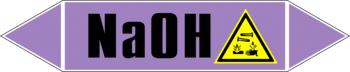 Маркировка трубопровода "na(oh)" (a07, пленка, 716х148 мм)" - Маркировка трубопроводов - Маркировки трубопроводов "ЩЕЛОЧЬ" - Магазин охраны труда ohranatruda-shop.ru