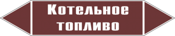 Маркировка трубопровода "котельное топливо" (пленка, 126х26 мм) - Маркировка трубопроводов - Маркировки трубопроводов "ЖИДКОСТЬ" - Магазин охраны труда ohranatruda-shop.ru